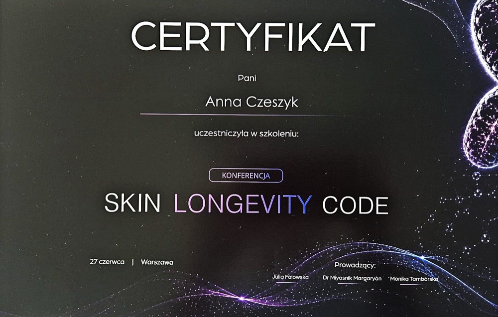 Certyfikat — Longevity